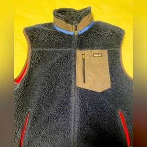 Patagonia Retro Sherpa Vest, Navy